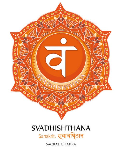 second chakra illustration vector of svadhishthana