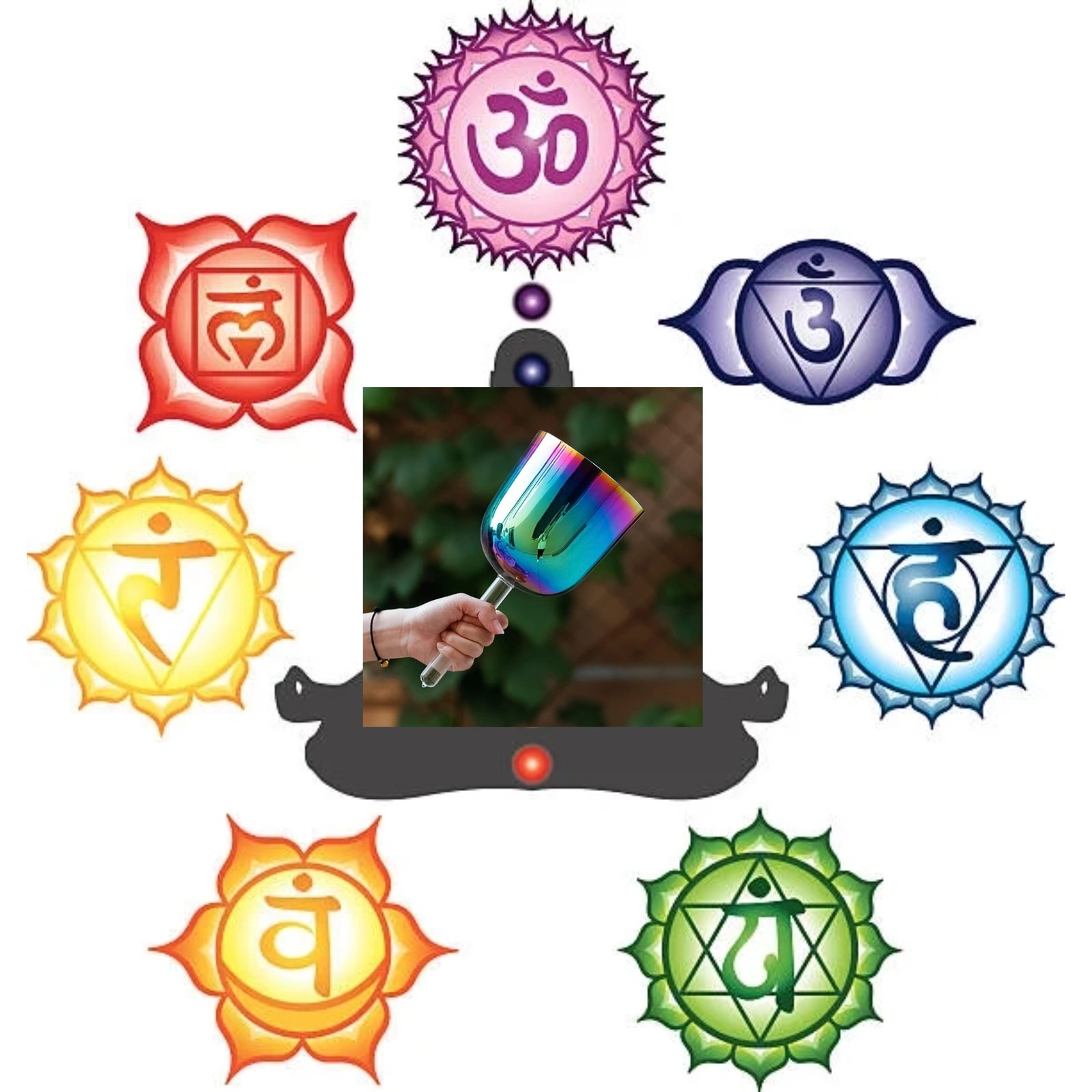 chakra crystal singing bowl